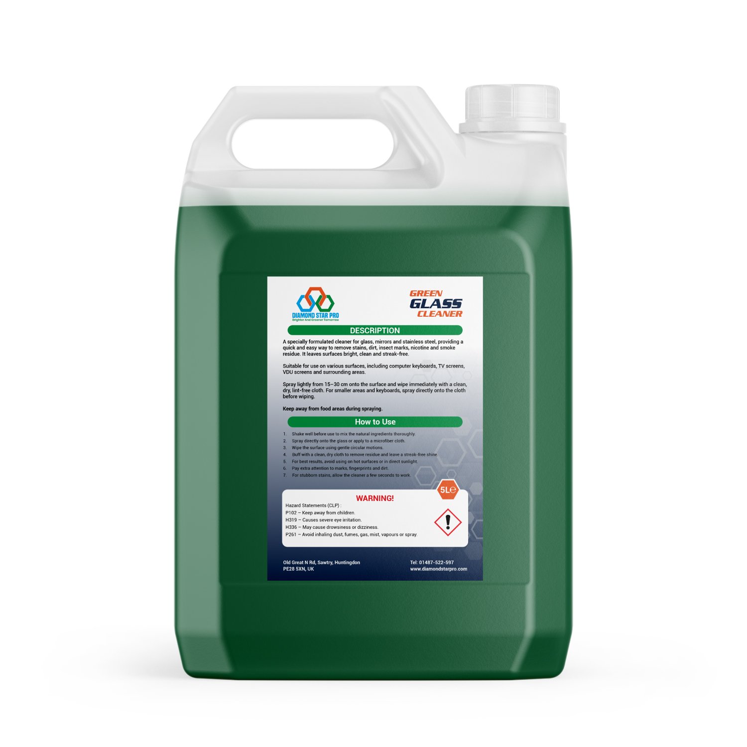 Green Glass Cleaner 3 4 5