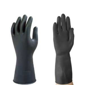 Black Rubber Gloves